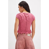 Free People We The Free Sylvie Tee In Rose