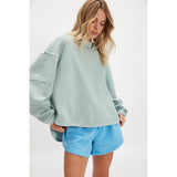 Free People We The Free Total Eclipse Tee in Polar Fog