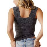 Free People Love Letter Cami in Black