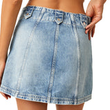 Free People We The Free Runaway Denim Skirt