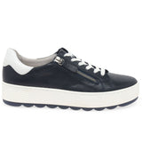 Gabor Platform Zip Trainer Midnight White