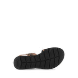 Gabor Shout Ladies Wedge Heel Sandals in Leopard Print Suede