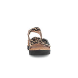 Gabor Shout Ladies Wedge Heel Sandals in Leopard Print Suede