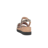 Gabor Shout Ladies Wedge Heel Sandals in Leopard Print Suede