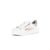 Gabor Wemo Ladies Trainers in Weiss/Silber/Puder