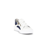 Gabor Wemo Ladies Trainers in White/Marine Blue