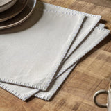 Gallery Direct Linen Effect Placemat 4pk In Cream