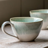 Gallery Direct Reactive Organic Mug In Duck Egg, 4pk