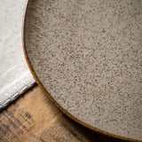 Gallery Direct Speckle Glaze Dinner Plate 4pk In Oatmeal