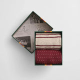 Gant 2-Pack Striped & Mini Dotted Socks Gift Box Plumped Red