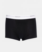 GANT 3-Pack Core Trunks with Logo Waistband In Black/White