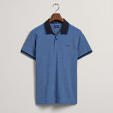 GANT 4-Color Oxford Piqué Polo Shirt Day Blue