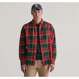 GANT 75th Anniversary Twill Tartan Shirt In Bright Red