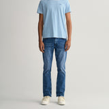 GANT Arley Regular Fit Jeans Mid Blue Core
