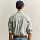 GANT Banker Poplin Classic Regular Shirt In Herb Green