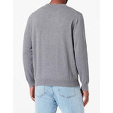 GANT Classic Cotton C-Neck Sweater In Dark Grey Melange
