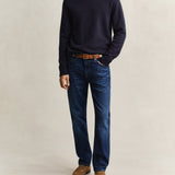 GANT Classic Denim Jeans Regular In Mid Blue