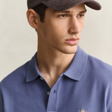 GANT Classic Regular Polo Shirt In Blue Horizon