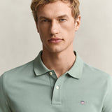 GANT Classic Regular Polo Shirt In Surplus Mint