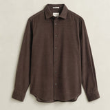 GANT Corduroy Shirt In Shadow Brown