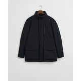 Gant Double Mid Length Jacket In Black