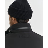 Gant Double Mid Length Jacket In Black