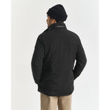 Gant Double Mid Length Jacket In Black