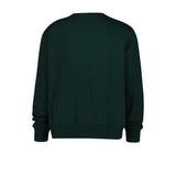 Gant G Badge Crew Neck Sweatshirt In Tartan Green