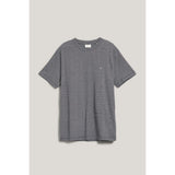 GANT Gant Small Stripe T-shirt In Evening Blue