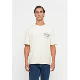 Gant Graphic Birding Print T-Shirt In Ivory White