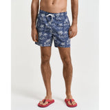 GANT Island Print Swim Shorts In Dust