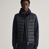 GANT Light Down Gilet Black