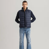 GANT Light Down Gilet Evening Blue