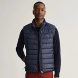 GANT Light Down Gilet Evening Blue