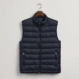 GANT Light Down Gilet Evening Blue