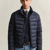 GANT Light Down Jacket In Evening Blue