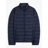 GANT Light Down Quilted Jacket In Evening Blue