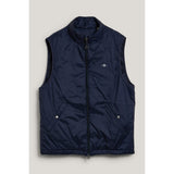 GANT Light Insulated Vest In Evening Blue