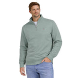 GANT Mens Regular Shield Half Zip Sweatshirt Ceramic Grey