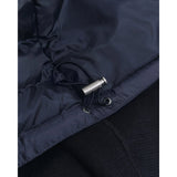 GANT Mixed Media Jacket In Evening Blue