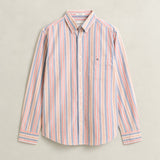 GANT Multi Striped Classic Oxford Shirt In Multicolour