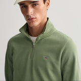 GANT Original Half-Zip Sweatshirt in Kalamata Green