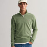 GANT Original Half-Zip Sweatshirt in Kalamata Green