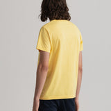 GANT Original Plain Yellow T-Shirt Yellow