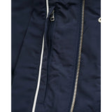 GANT Quilted Windcheater Mid-Length Jacket In Evening Blue