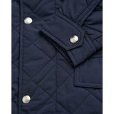 GANT Quilted Windcheater Mid-Length Jacket In Evening Blue