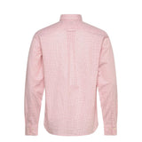 GANT Reg Classic Poplin Check Shirt In Deep Orange