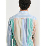 GANT Reg Voile Stripe Shirt In Multi