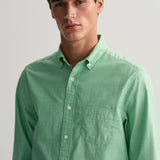GANT Regular Fit Archive Oxford Shirt in Mid Green