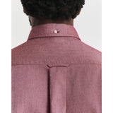 GANT Regular Fit Classic Oxford Shirt In Plumped Red